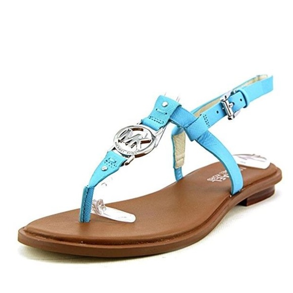 Michael Kors Sondra Blue Sandal 55m New 